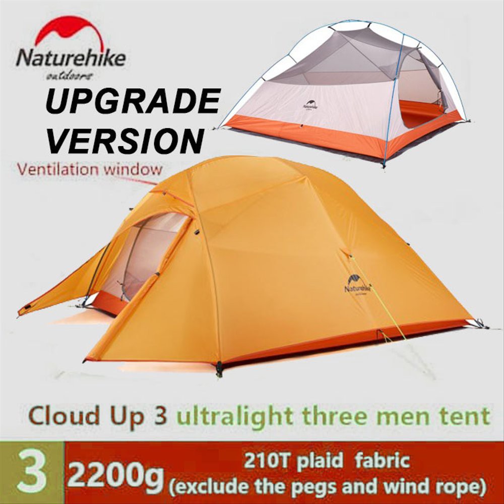 Tenda Naturehike Cloud up 3 210T Upgrade Version Orange -