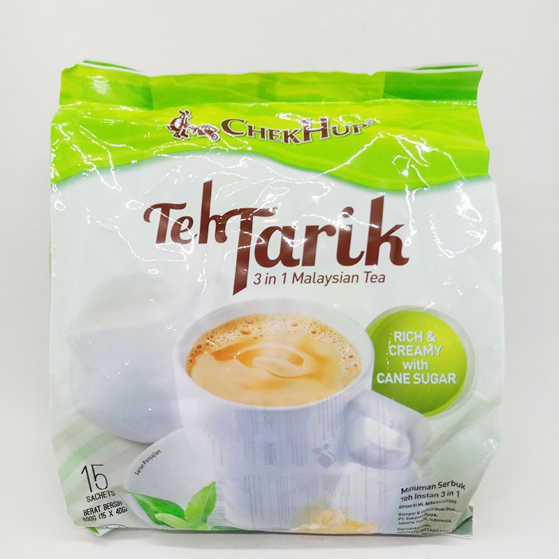 

CHEKHUP TEH TARIK 3 IN 1 MALAYSIA MILK TEA 15 X 40G