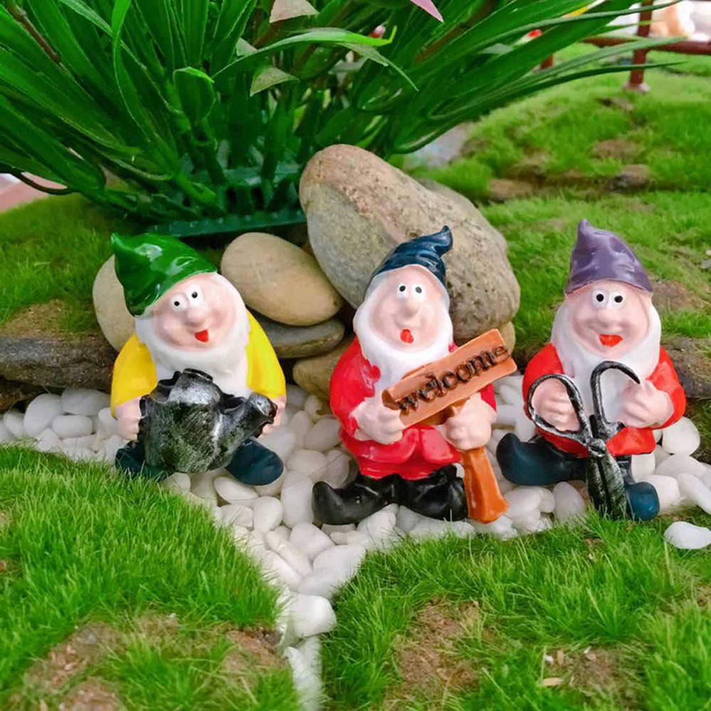 ELEGANT Cute Micro Landscape Handmade Bonsai Decoration Miniature Figurine Tiny Gnomes Elves Pixie Creative Craft Resin Fairy Garden Ornament
