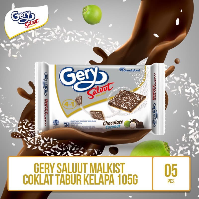 

PROMO MALKIST COKLAT TABUR KELAPA - 105G (MACC2) 5 PCS BY GARUDAFOOD TERMURAH