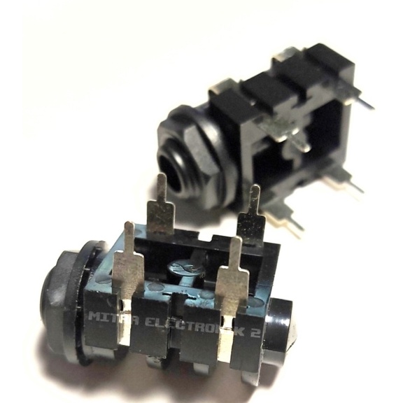 Soket Microphone Soket akai hitam 6,5mm