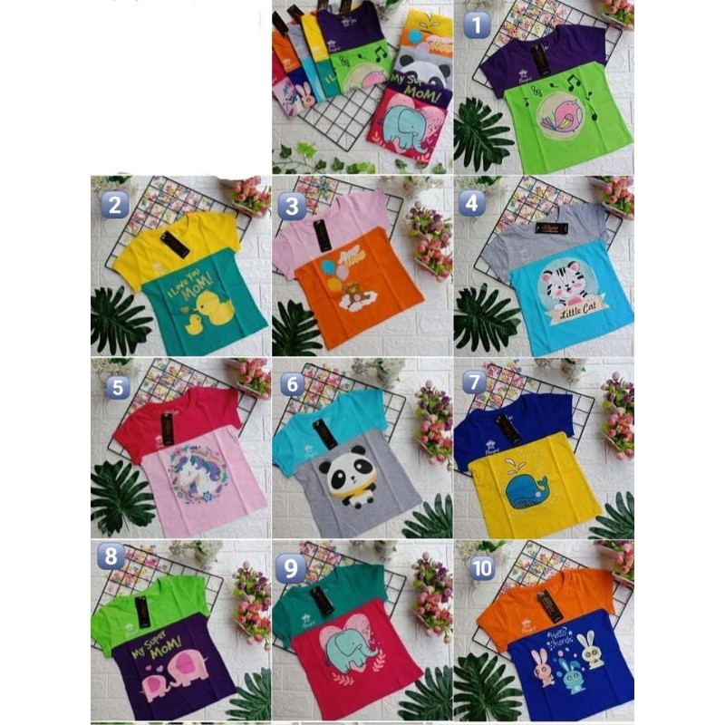 Kaos Anak Two Layer Beegirl