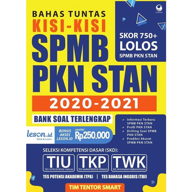

BAHAS TUNTAS KISI - KISI SPMB PKN STAN 2020 - 2021 Star Seller Termurah