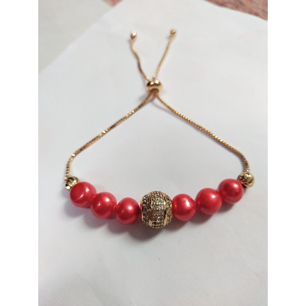 Gelang Serut Mutiara Air Tawar Asli Ori Lombok