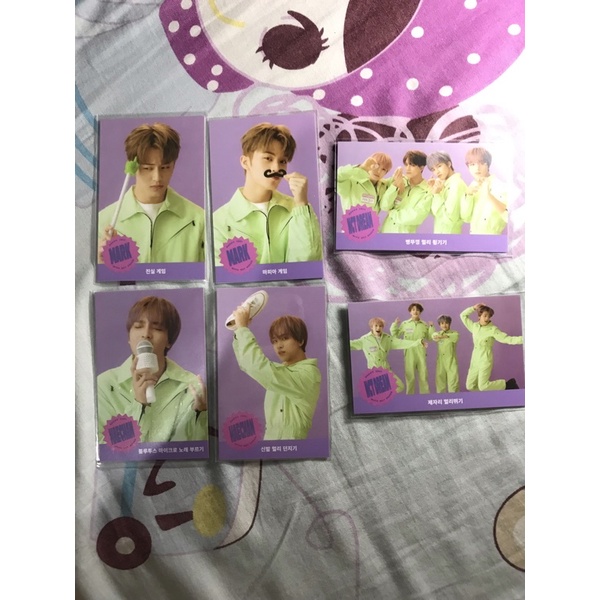 SALE wts nct dream season greeting 2021 game card set mark haechan
