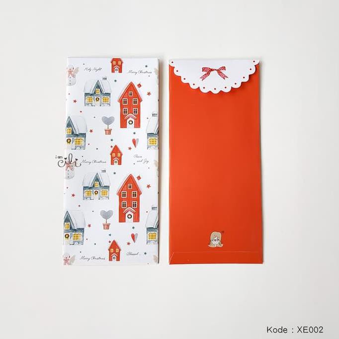 

Ready Stock] (Xe002) Angpao Natal Christmas Original Iamcili Rumah Salju