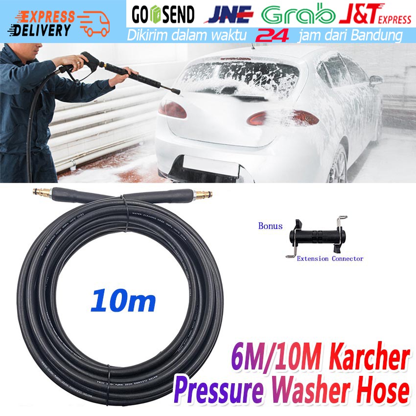 Selang Air Tekanan Tinggi 6 / 10M untuk Karcher Washer K2 K3 K4 K5 K6 K7 SELANG HOSE JET CLEANER