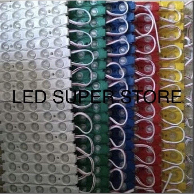 LED Modul 5630 5 LED + Lensa Tipe 8916 24V Putih 100 pcs