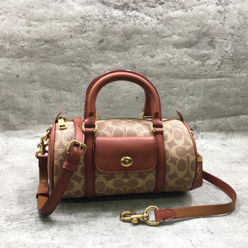 Promo COACH Signature Barrel Bag