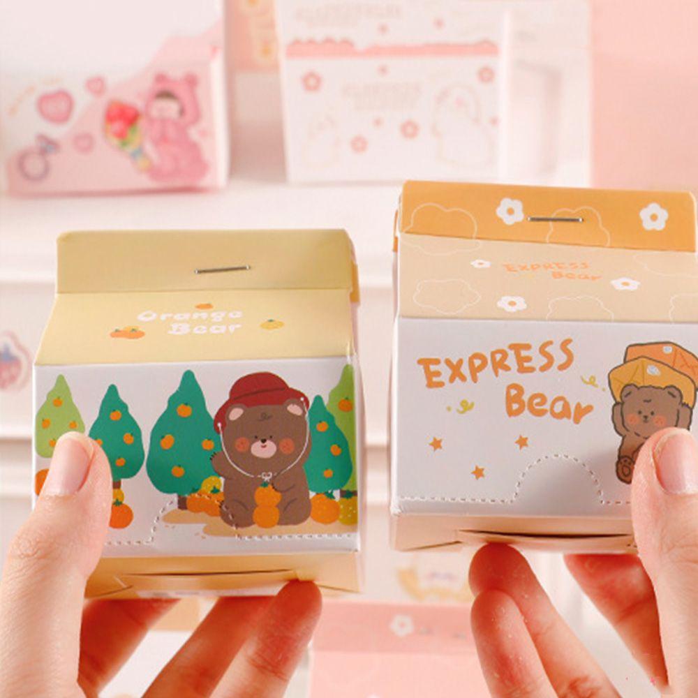 [Elegan] Kartun Sticky Notes Removable Gaya Korea Perlengkapan Kantor Daily Planner Memo Sticker Sticky Stationery Memo Pad