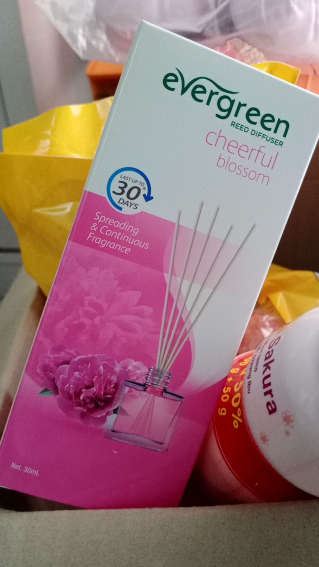 Evergreen / Reed Diffuser / 30ml / Set / Refill / Pengharum Ruangan / Aroma Bunga