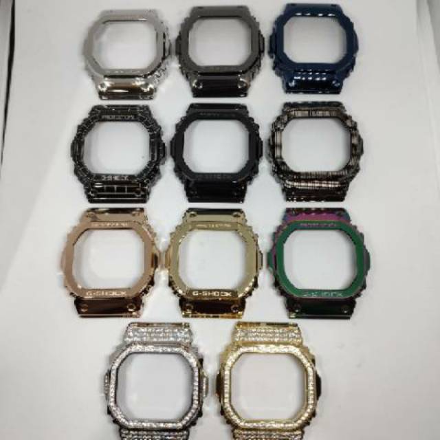 G-Shock Gshock Stainless Stell Metal Bezel Besel + Strap Holder DW GWB 5600