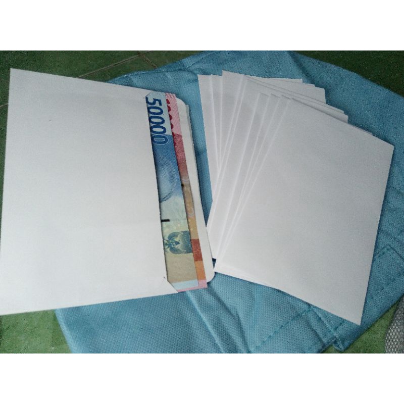 

(Isi 10) J-Plus Amplop Putih Eceran 95x152mm Satuan Per Lembar White Anvelope Seal