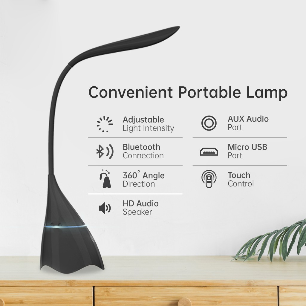 OASE KS09 Portable Lamp With Bluetooth Speaker - Garansi Resmi