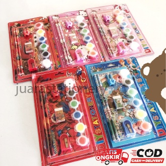 

1146 - Set Alat Lukis Anak / Hadiah Anak / Coloring / Buku Mewarnai / Melukis / Stationery Set / Paket Alat Melukis / AKTIVITAS ANAK / ACTIVITY