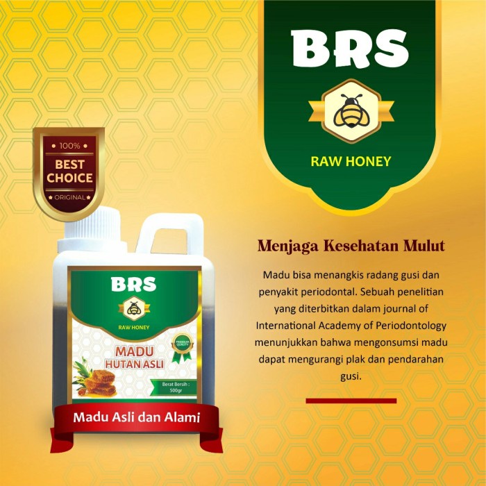 

Madu hutan Riau Madu Hutan asli BRS 500 gr / madu multiflora