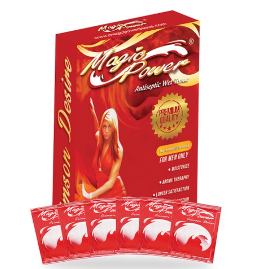 Tissue / Tisu Magic Power Crimson Desire Merah