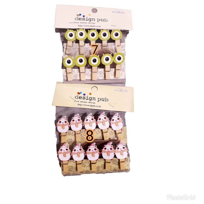 Jepitan Kayu / Foto / Kertas Wooden Clip / Penjepit Foto / Klip foto A