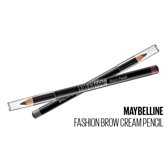 Maybelline Fashion Brow Cream Pencil / Pensil Alis Waterproof  Coklat