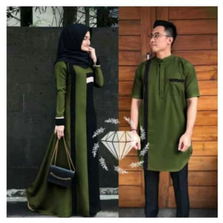 LUNA COUPLE/GAMIS MUSLIM COMPEL KEREN / BAJU MUSLIM SIMPLE