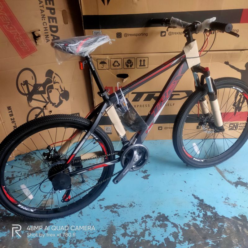 sepeda gunung MTB trex xt 780 fl 26 in frem Aloy