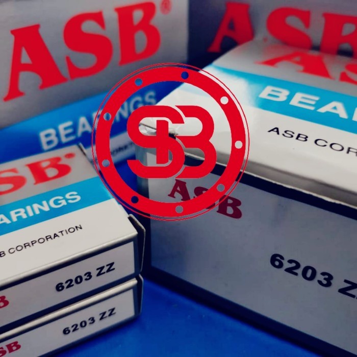 Bearing / Laker / Laher 6203 ZZ ASB