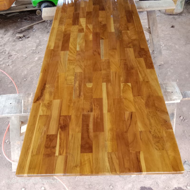 

papan jati laminasi ukuran 220x60x2cm
