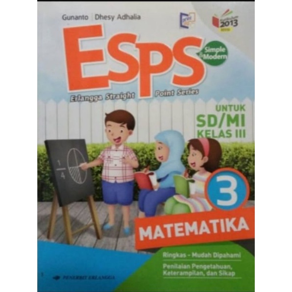 ESPS MATEMATIKA KELAS 1 , 2 , 3 4 , 5 , 6 K13N Erlangga-4