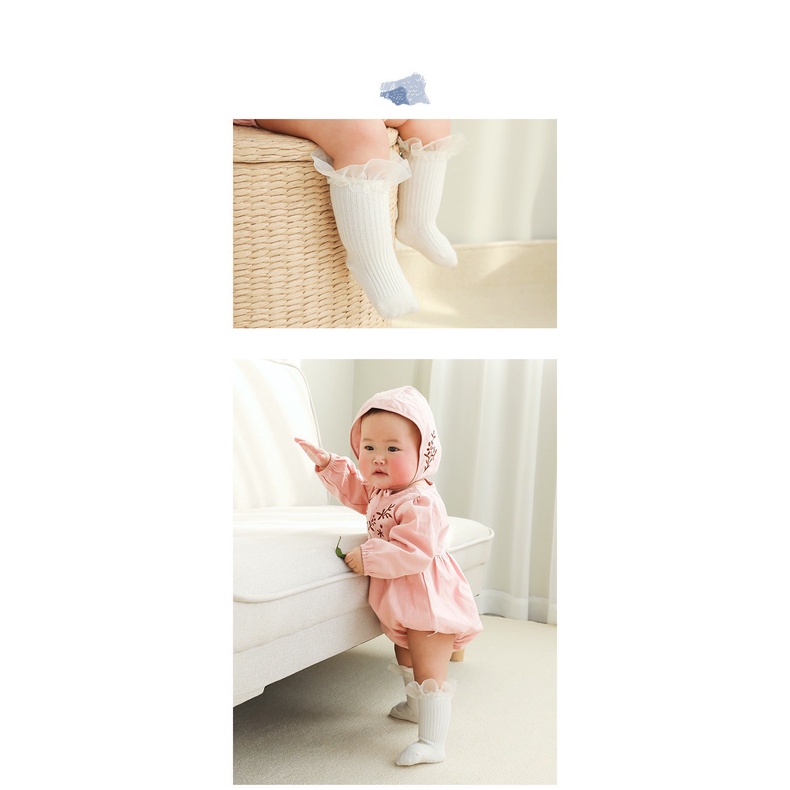 0-1 thn | KAOS KAKI RUFFLE BAYI ANAK IMPOR NEWBORN SOCKS PEREMPUAN catalog QN QD