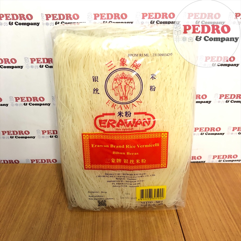 

Erawan - Rice vermicelli/ bihun beras import 500 gr