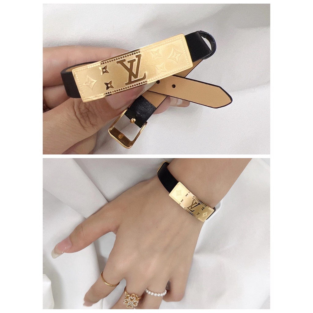 Gelang Titanium Kulit Asli Perhiasan 4010,4011,0056,217,588