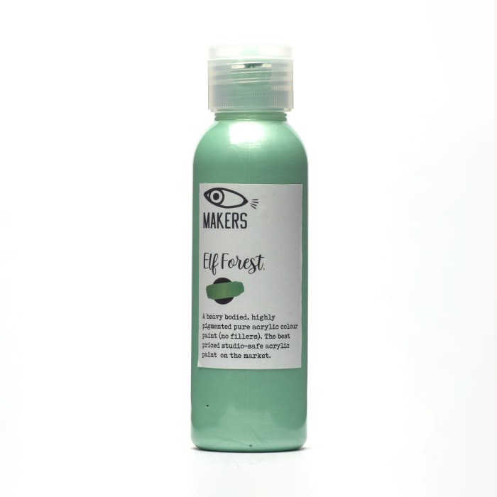 

Elf Forest Acrylic Metallic Paint 100ml by MAKERS