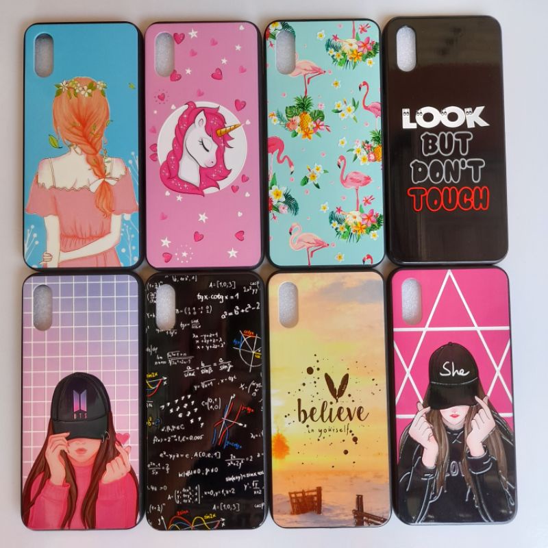 Xiaomi Redmi 9A Case Fuze Karakter Gambar Korea Girl Cowo Cewe Kuda Poni Unicorn Flaminggo Rumus Mot