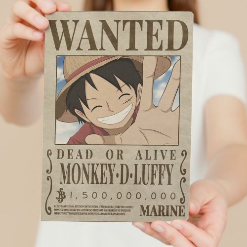 Poster Dinding Bounty One Piece (Isi 9 Pcs)