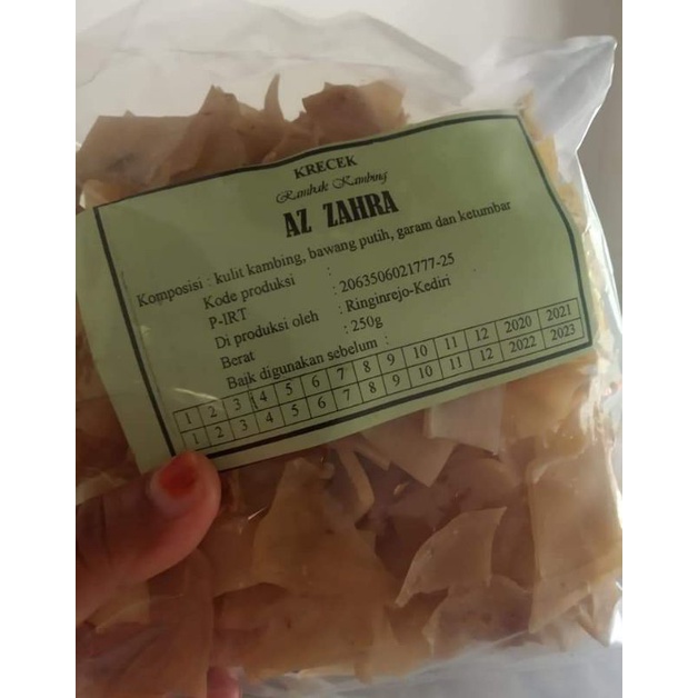KRUPUK MENTAH KULIT KAMBING