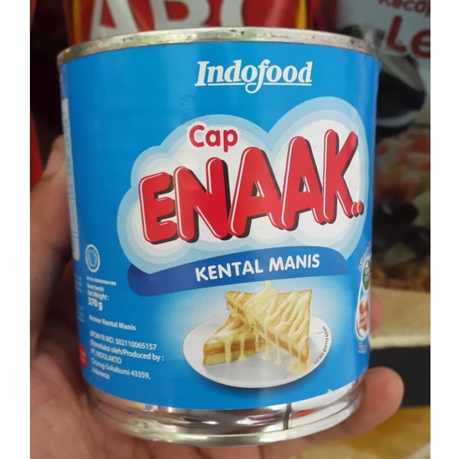 

Susu kaleng Cap Enak 370 Gram (Putih dan Coklat) / susu kaleng