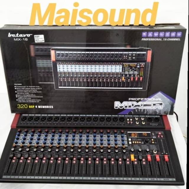 POWER MIXER BETAVO MX16 MIXER BETAVO MX 16
