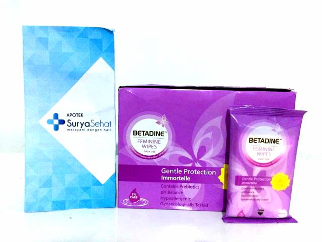 Betadine Feminine Wash Foam 100ml / Betadine Feminine Wipes Gentle Protection 1 pak