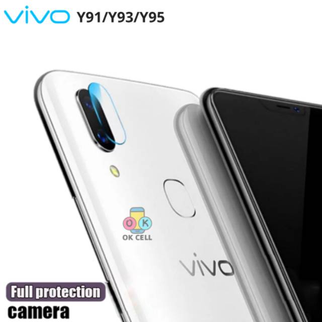 Tempered Glass Camera Lens VIVO Y91/Y93/Y95 TG Anti Gores Kaca Kamera Belakang Pelindung Premium