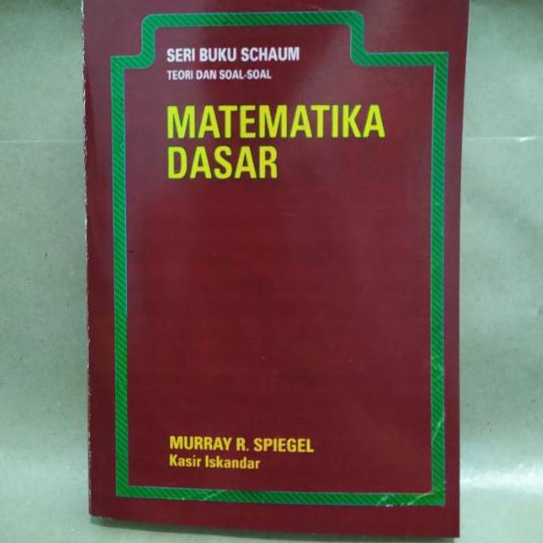 (SALE) Seri buku schaum Matematika Dasar Murray R Spiegel