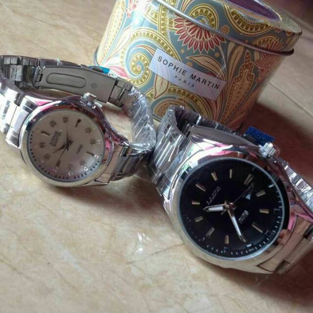 Jam tangan couple murah sophie martin paris