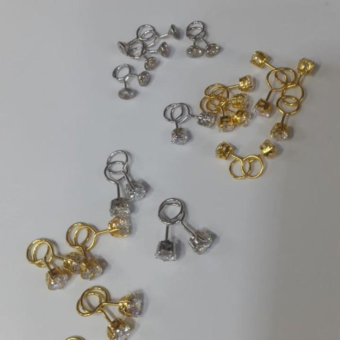 Nay / Anting Satuan / Bukan Sepasang Toge Emas Earring Loop Gold