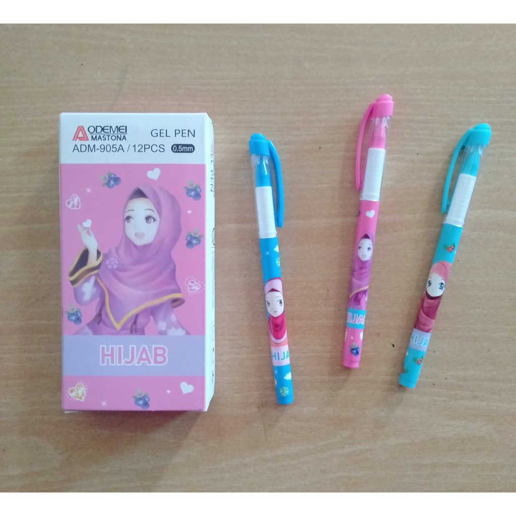 Gel Pen Bolpoin Pulpen Hijab Aodemei