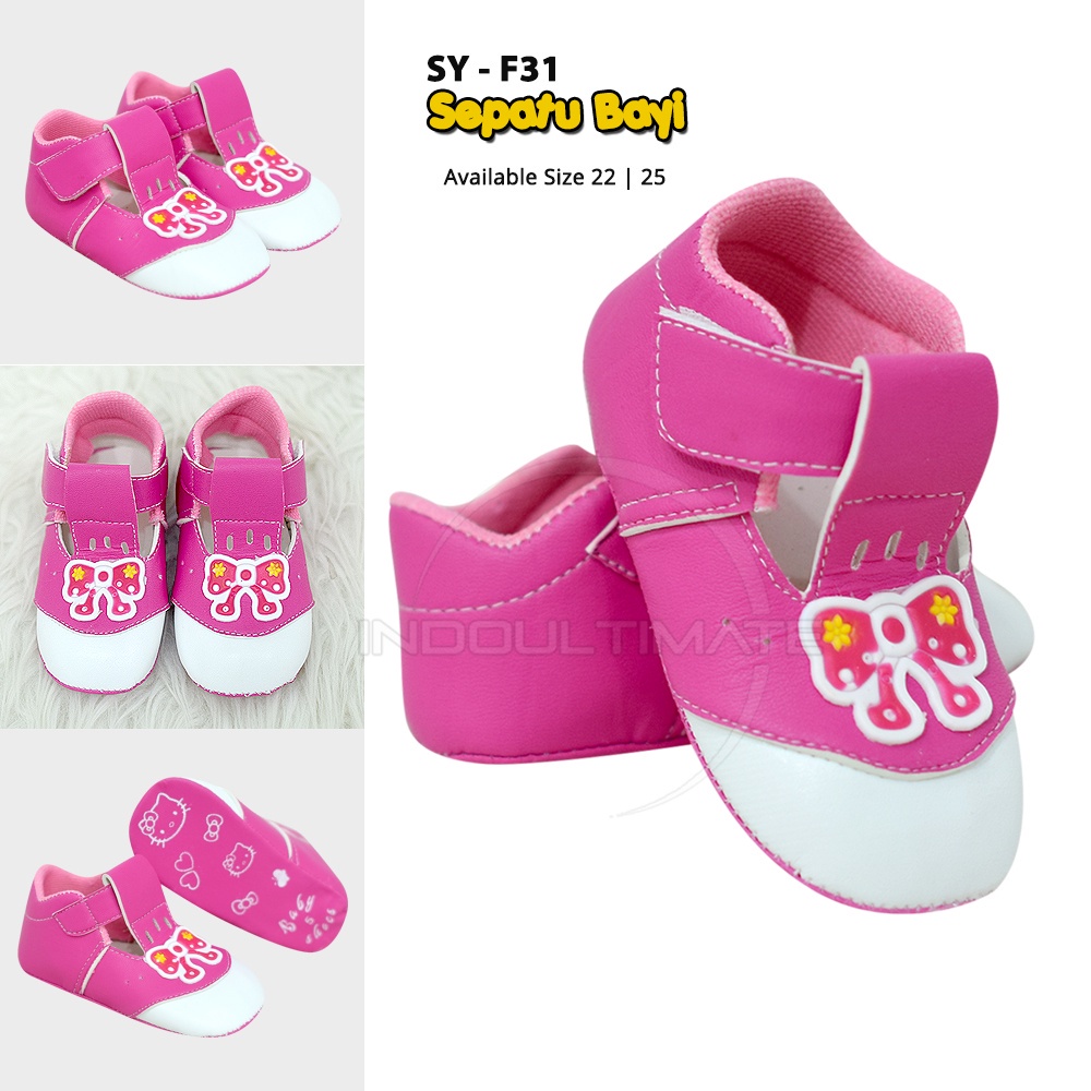 SY-F31 Sepatu Bayi Perempuan KUALITAS STANDARD Sneakers Sepatu Bayi Prewalker Baby Shoes Sneakers Alas Kaki Anak Cewek Alas Kaki Anak Bayi Balita Baby Flat Shoes Prewalker Baby Shoes Sepatu Bayi Sepatu Anak Alas Kaki Bayi Perempuan