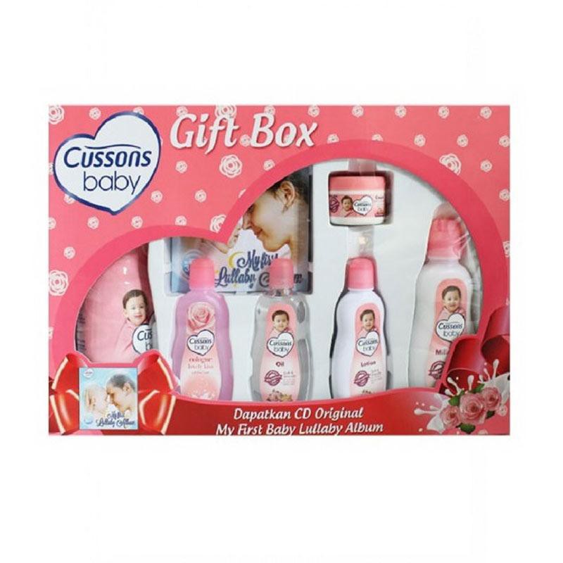 Gift Box Cusson Baby/ Baby Cusson Gift/ Hampers Cusson Baby Seri Pink