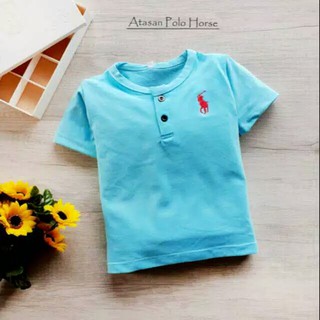  KAOS  POLOS  KANCING USIA 1 10 THN KAOS  ANAK  POLOS  SHIRT 