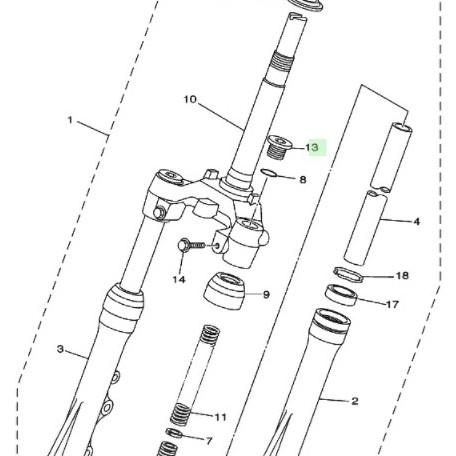 BAUT ATAS AS SHOCKBREAKER DEPAN F1ZR ORI YGP FIZR FIZ F1Z R FORCE ALFA VEGA JUPITER SHOK SHOCK FORK