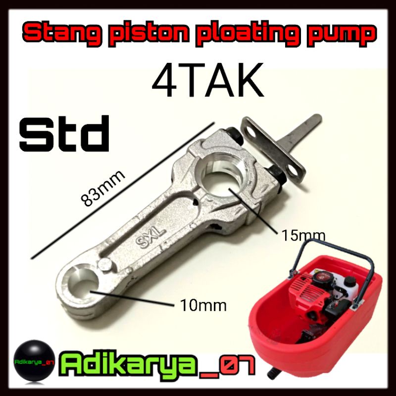 Stang piston seher floating pump mesin siram bawang merah pompa air 4 TAK