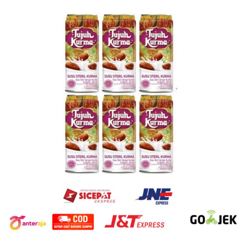 

Tujuh Kurma Susu Steril 6pcs x 200ml