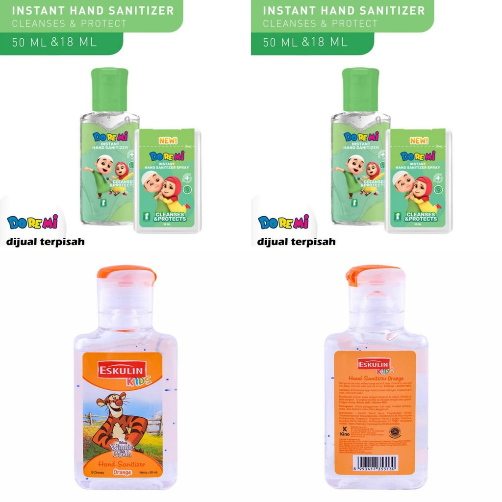 Doremi Nussa Instant Hand Sanitizer Anak